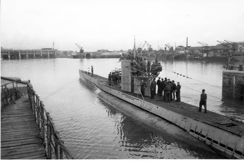 U-boot de retour Ã  La Pallice.
